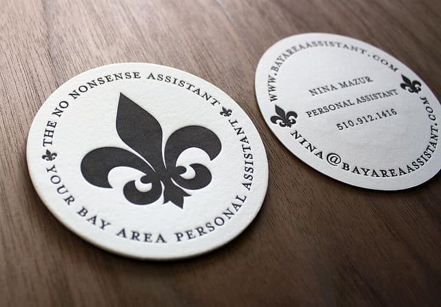Round Business Cards