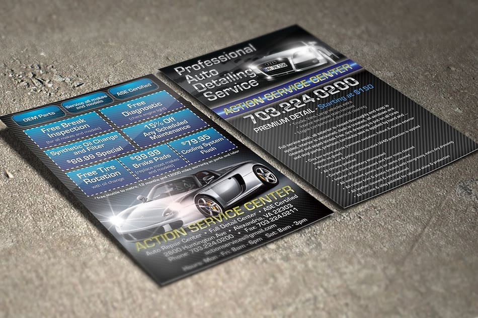 Action Center Postcard