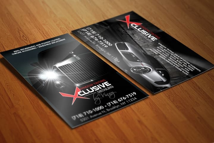 Auto Detailing Postcard