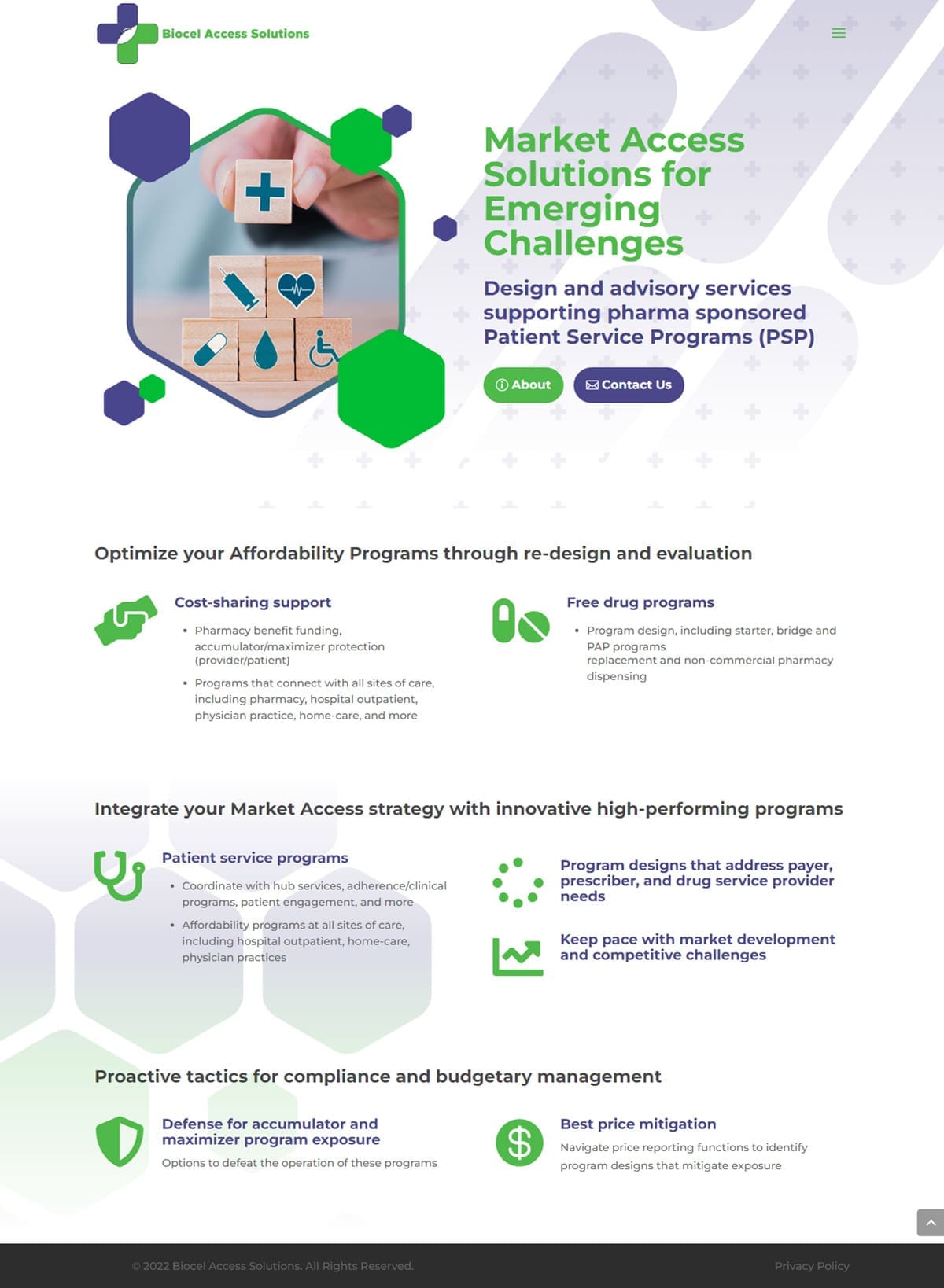 Market Access Solution Website