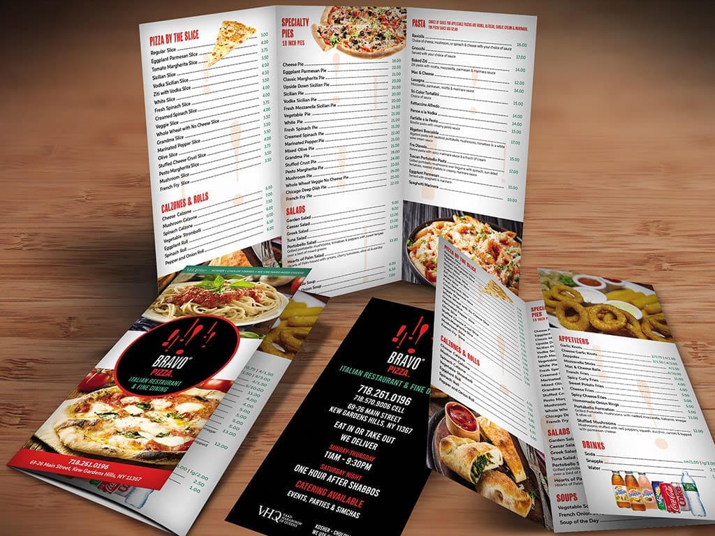 Pizza Takeout Menu