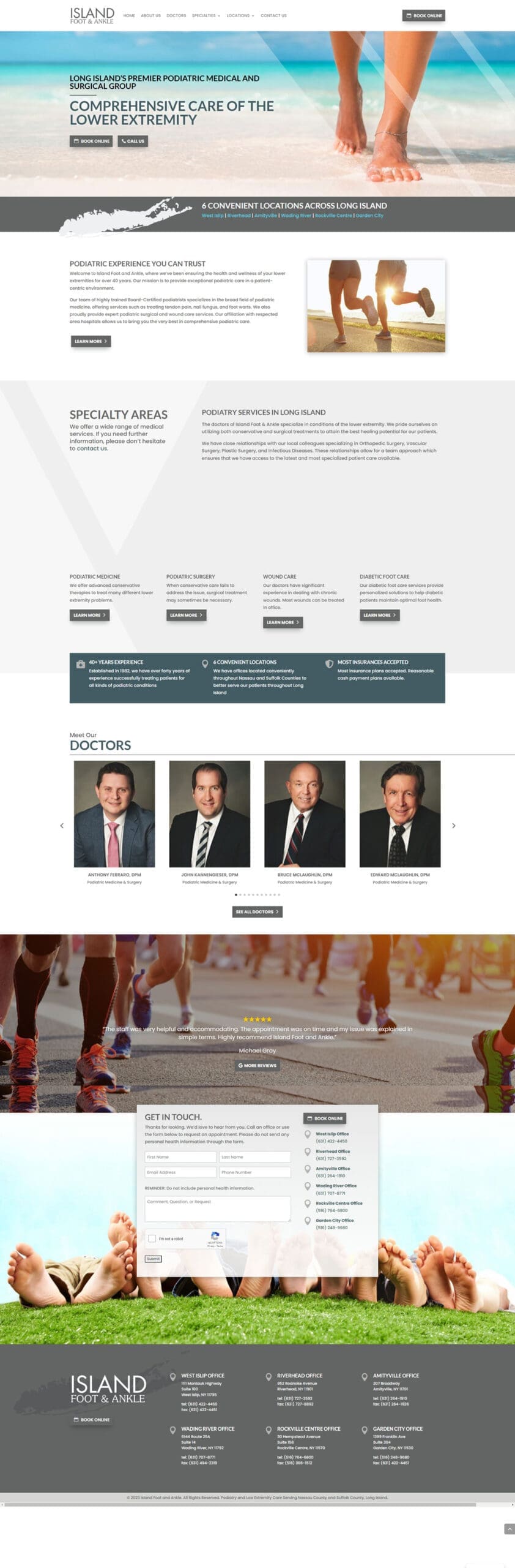 Podiatric Website