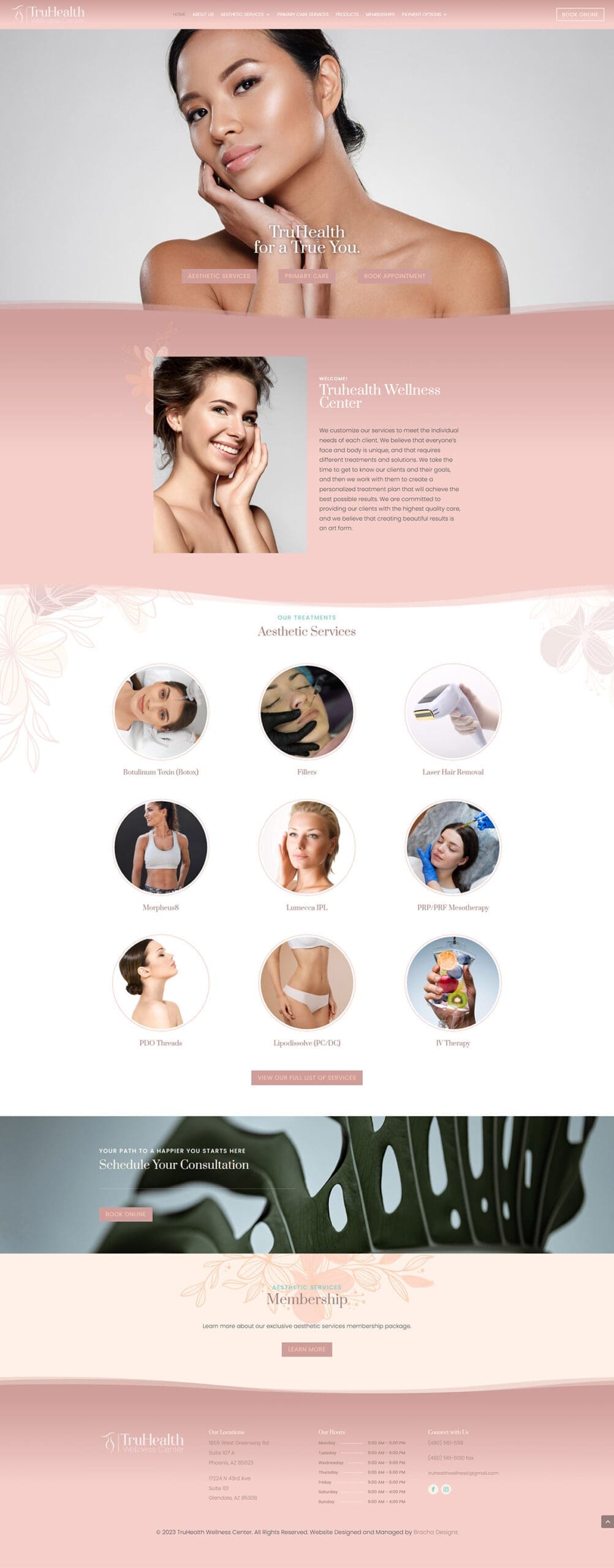 Wellness Center Website