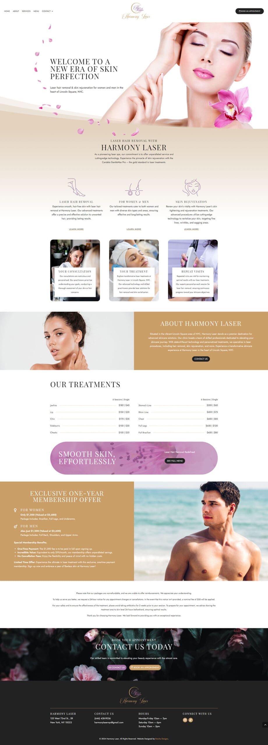 NYC Laser Spa Website