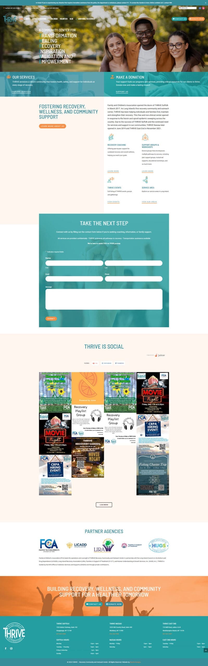 Long Island Outreach Website