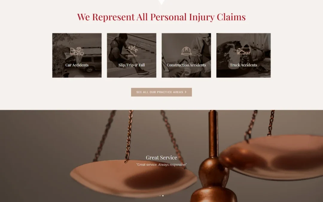 Personal Injury Attorney Website