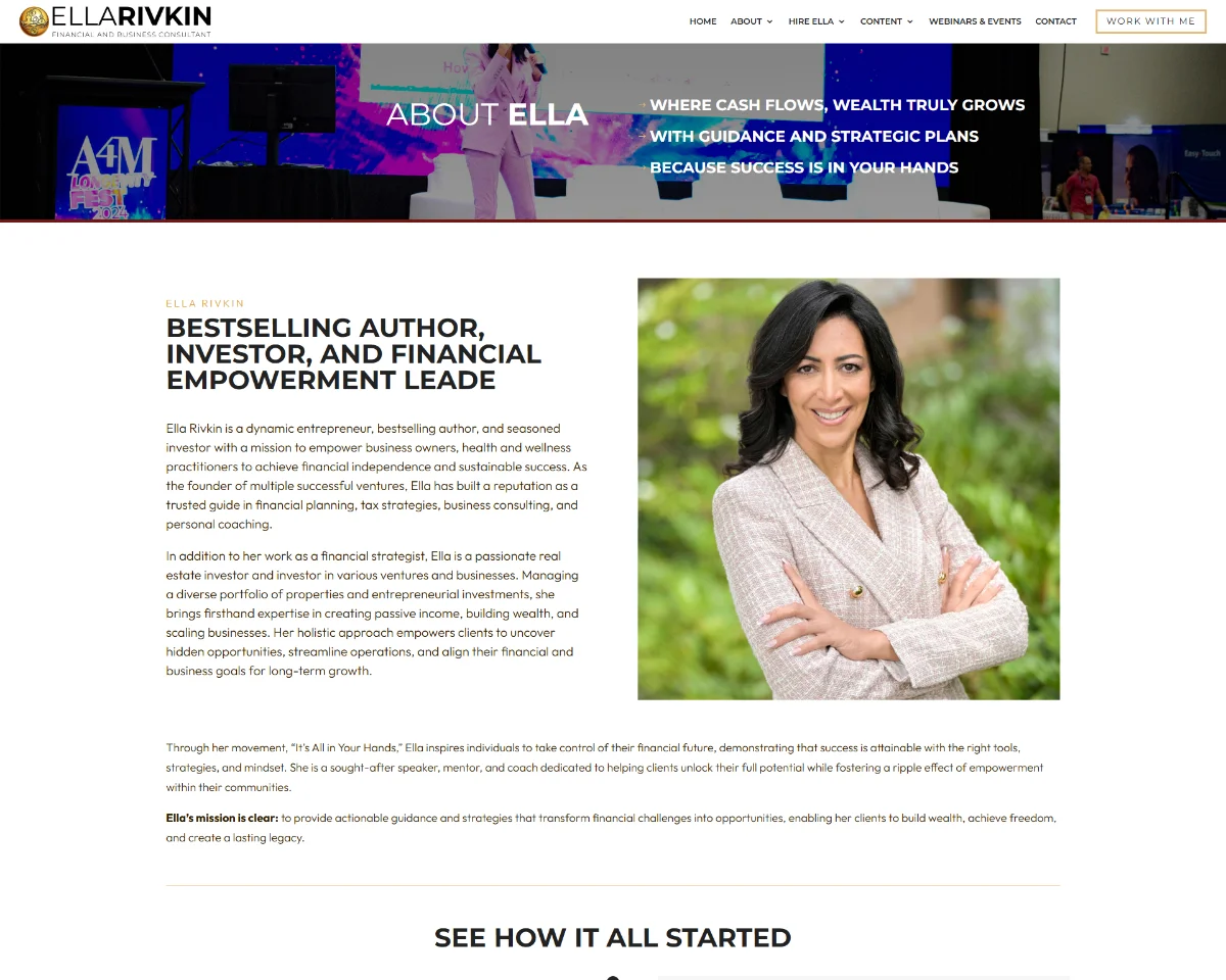 Website Design | Ella Rivkin Website Design | Ella Rivkin