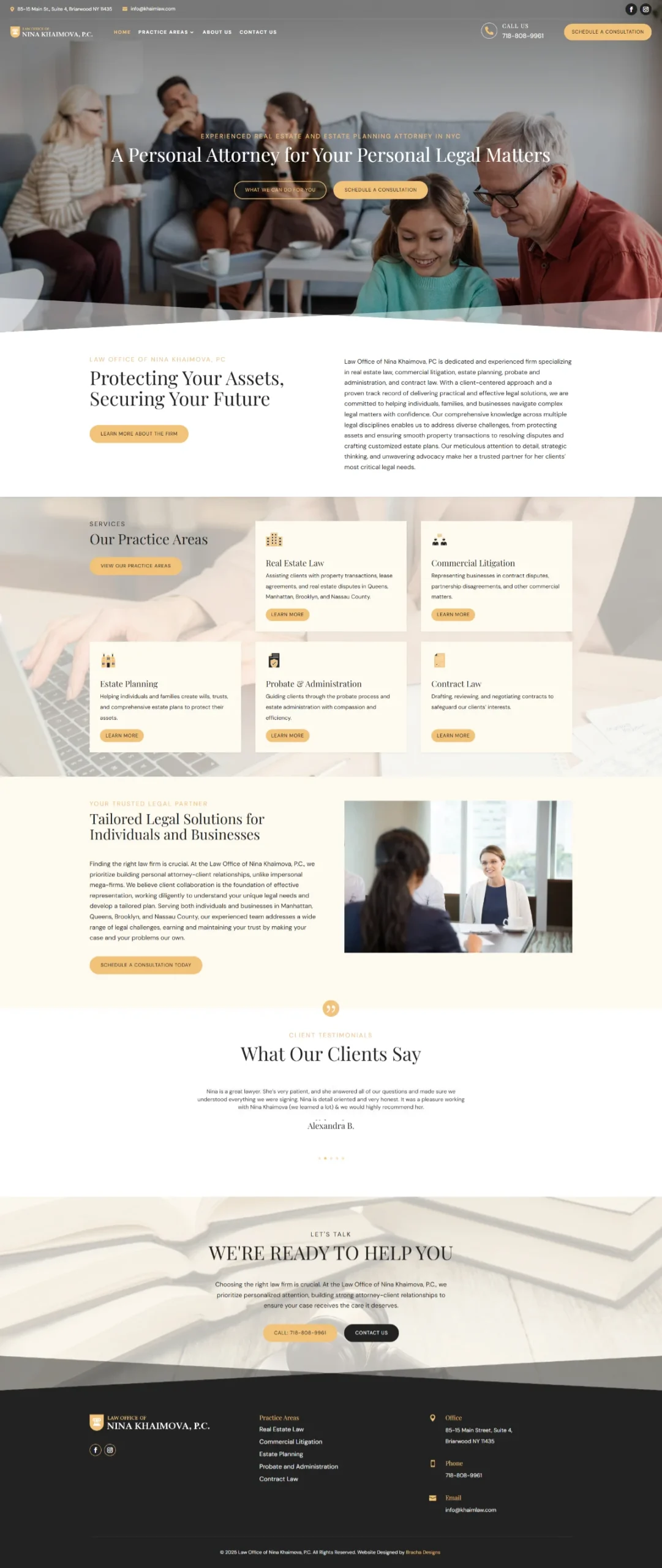 Real Estate Lawyer Website