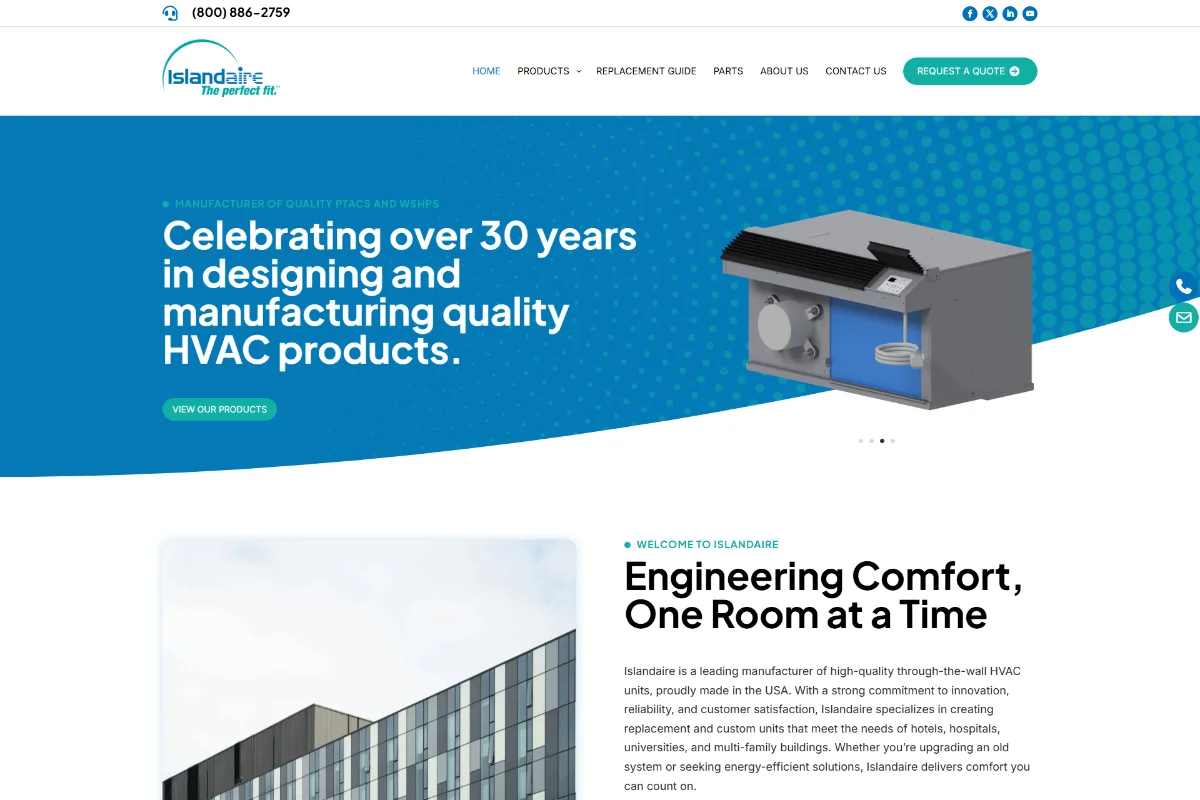 Website Design Islandaire 3 Website Design Islandaire 3