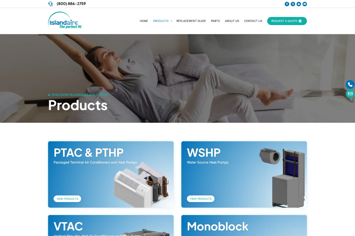 Website Design Islandaire 4 Website Design Islandaire 4