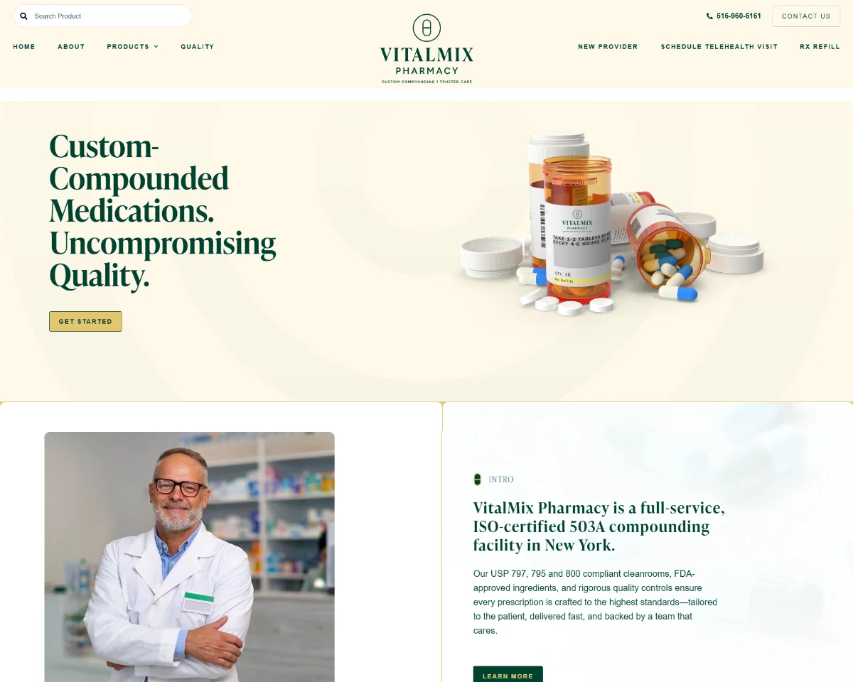 Website Design Vitalmix Pharmacy 3 Website Design Vitalmix Pharmacy 3