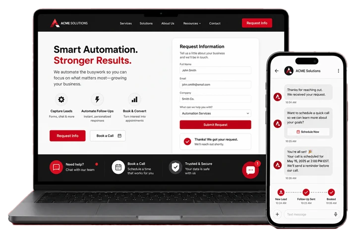 Smart Website Automation Example
