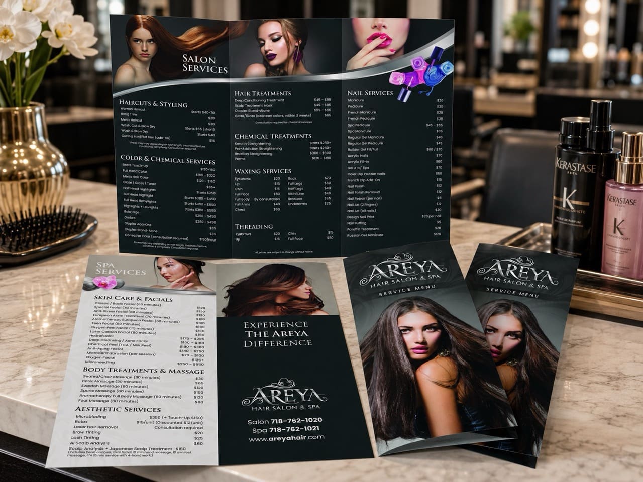 Salon Brochure Design