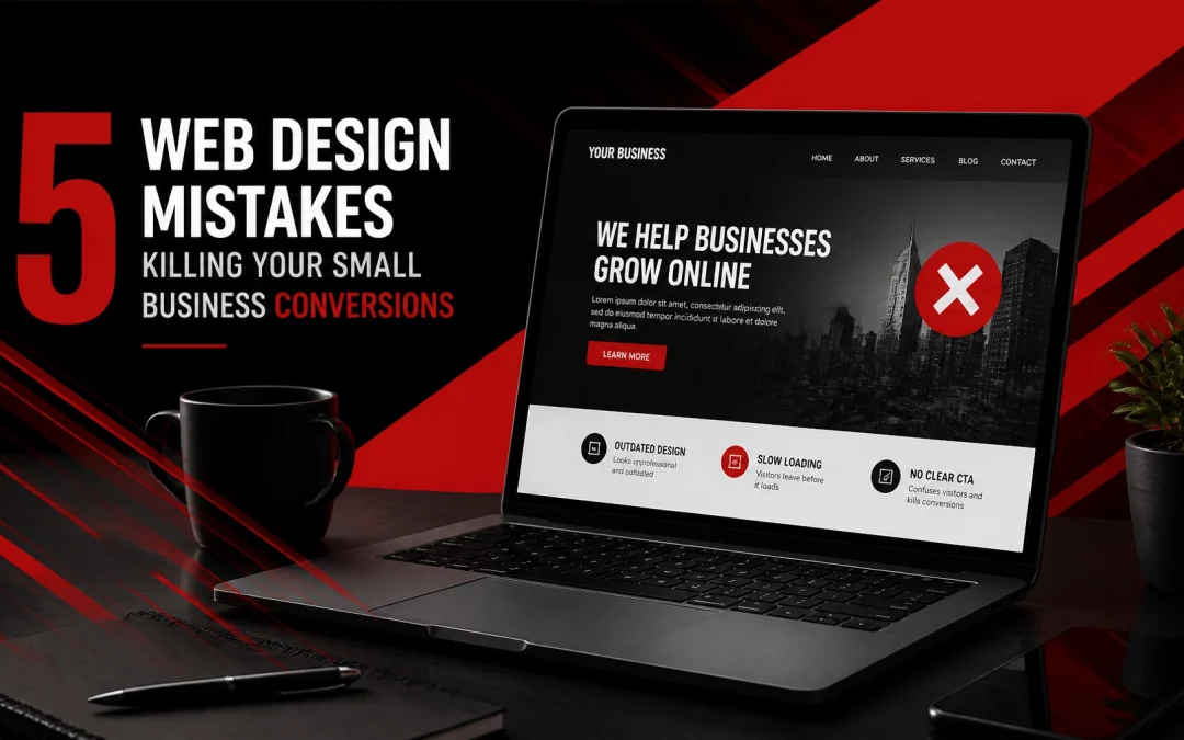 5 Web Design Mistakes Killing Your Small Business Conversions
