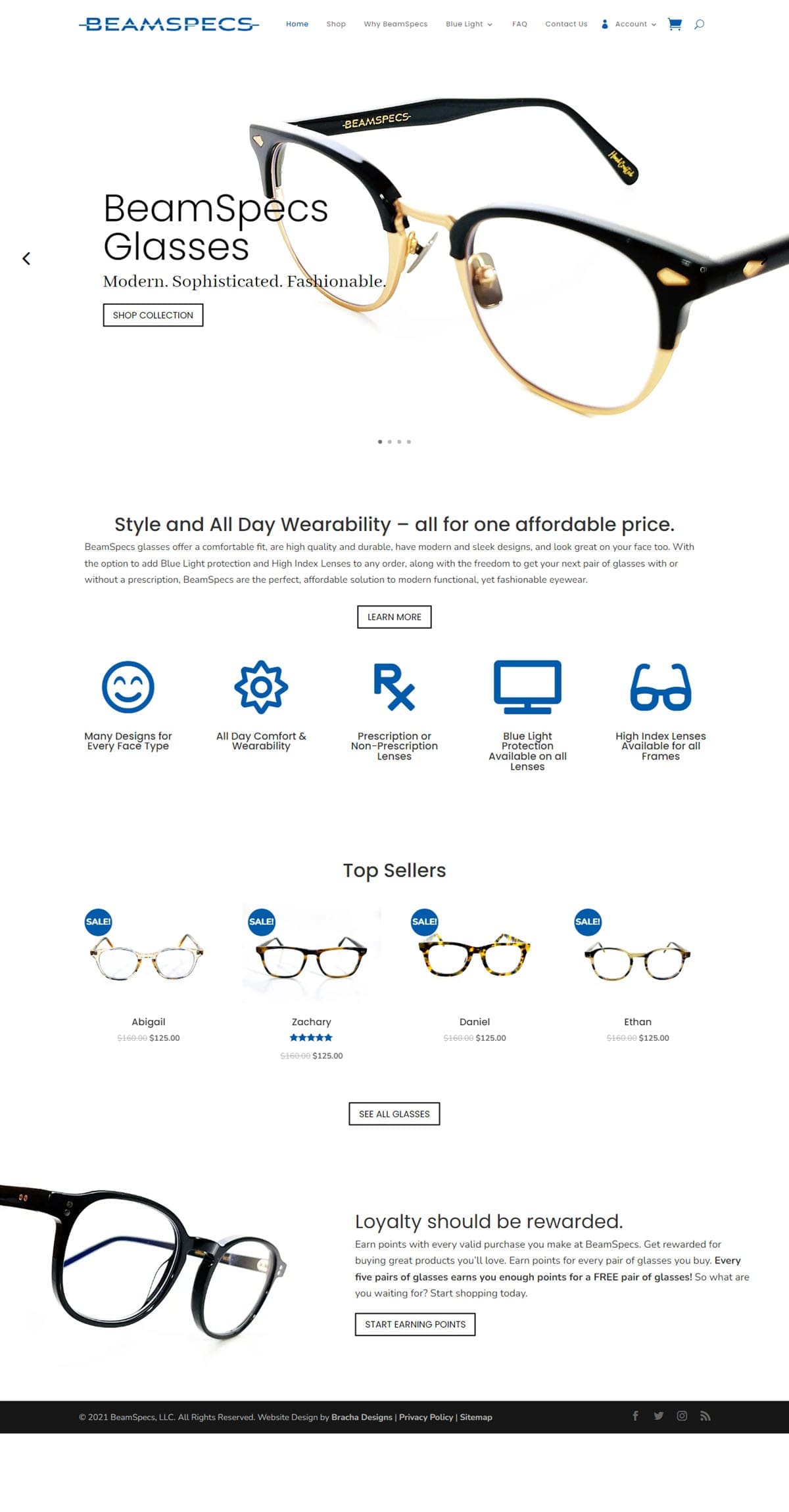 Eyeglasses Online Store Website
