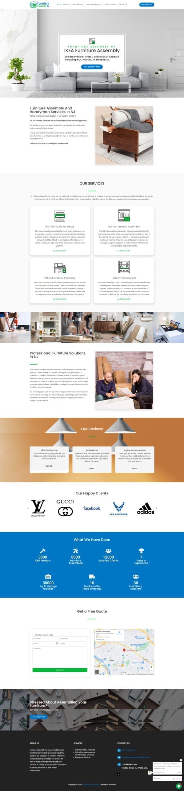 Furniture Assembly Website