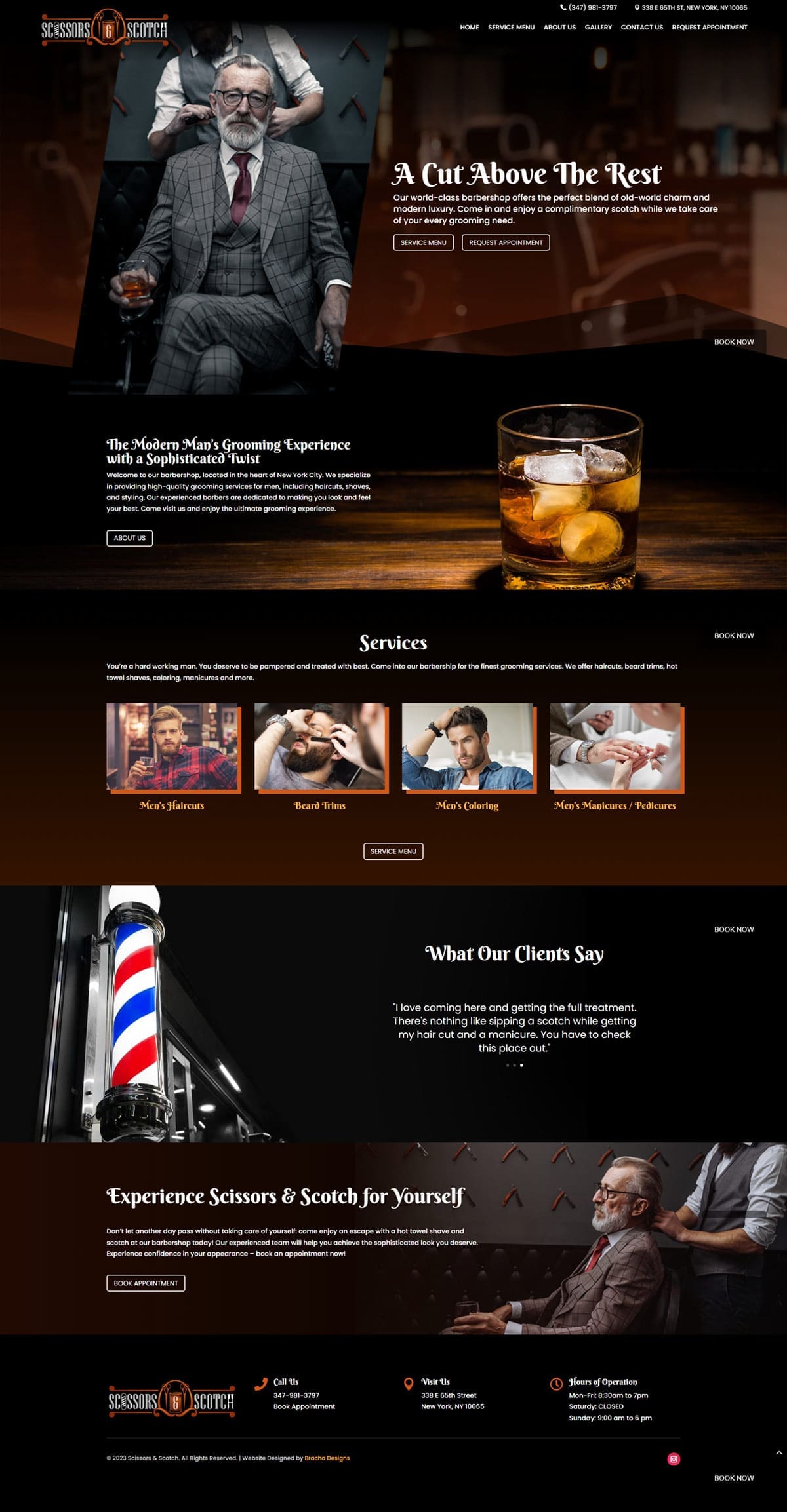 Luxury Men’s Grooming Website