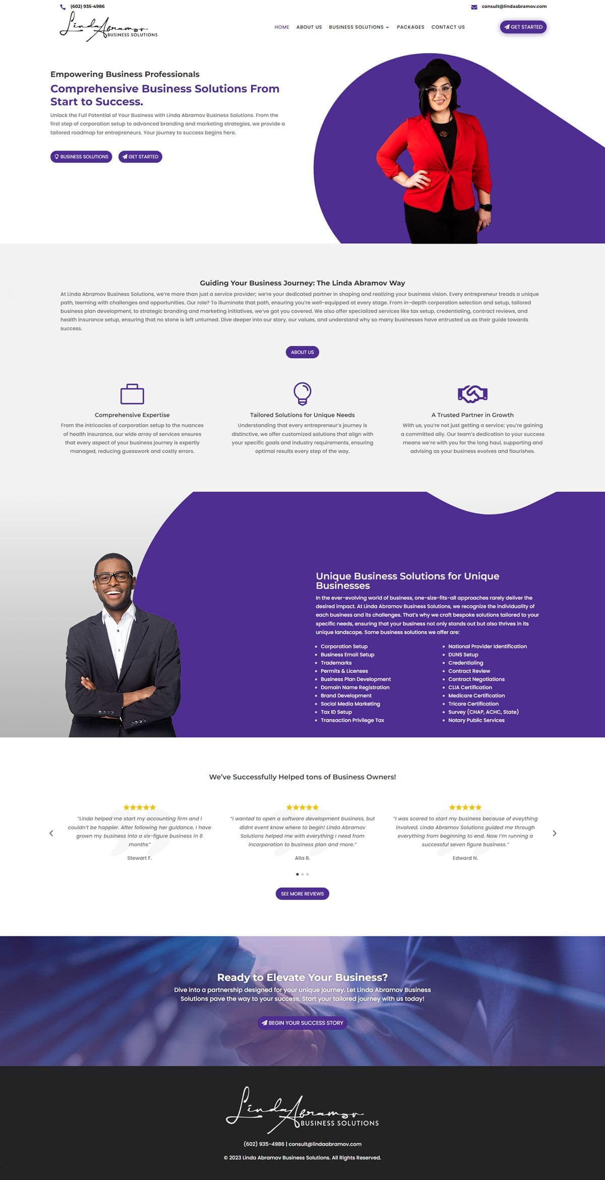 Business Solutions Website
