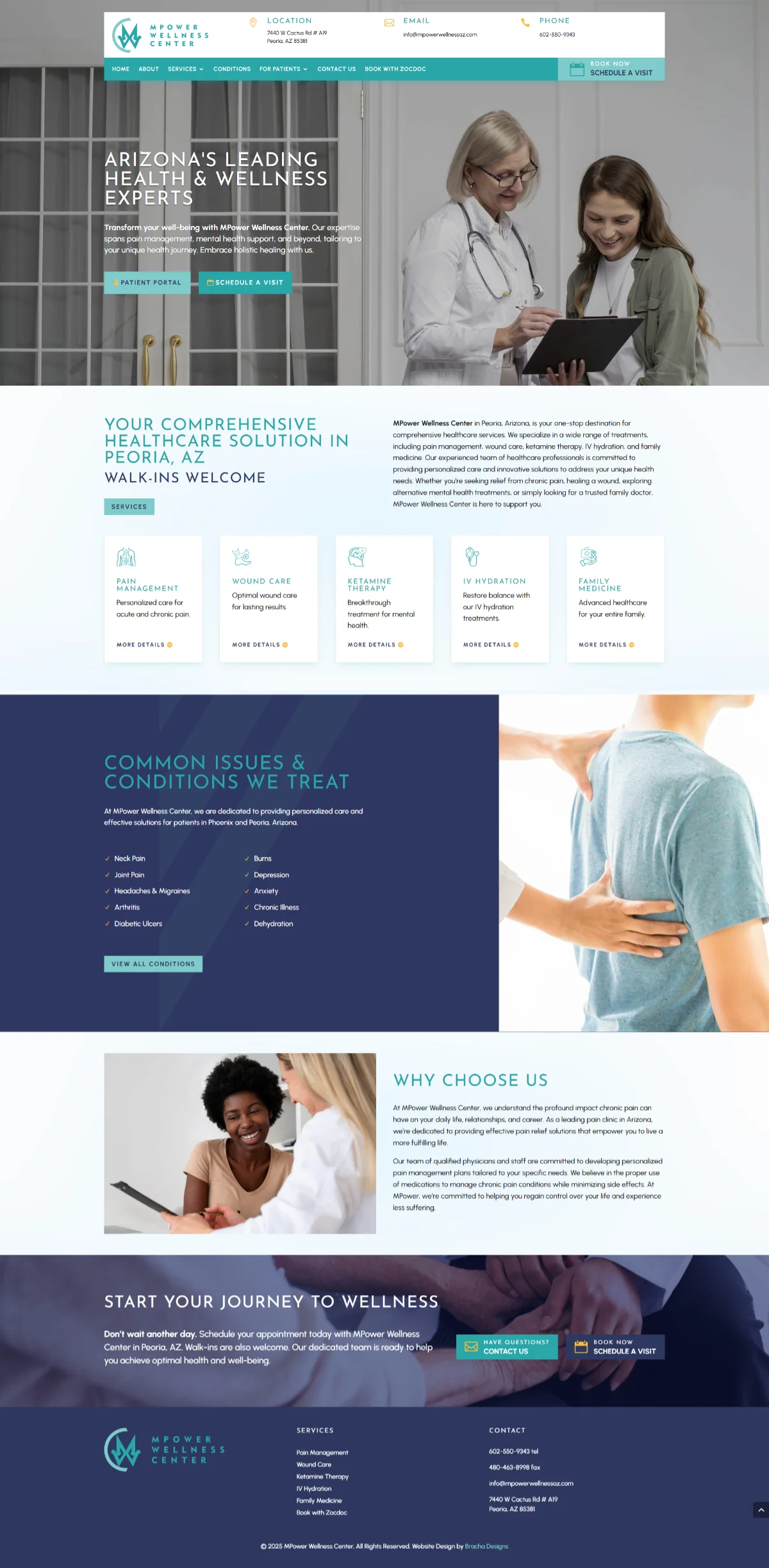 Health & Wellness Center Website