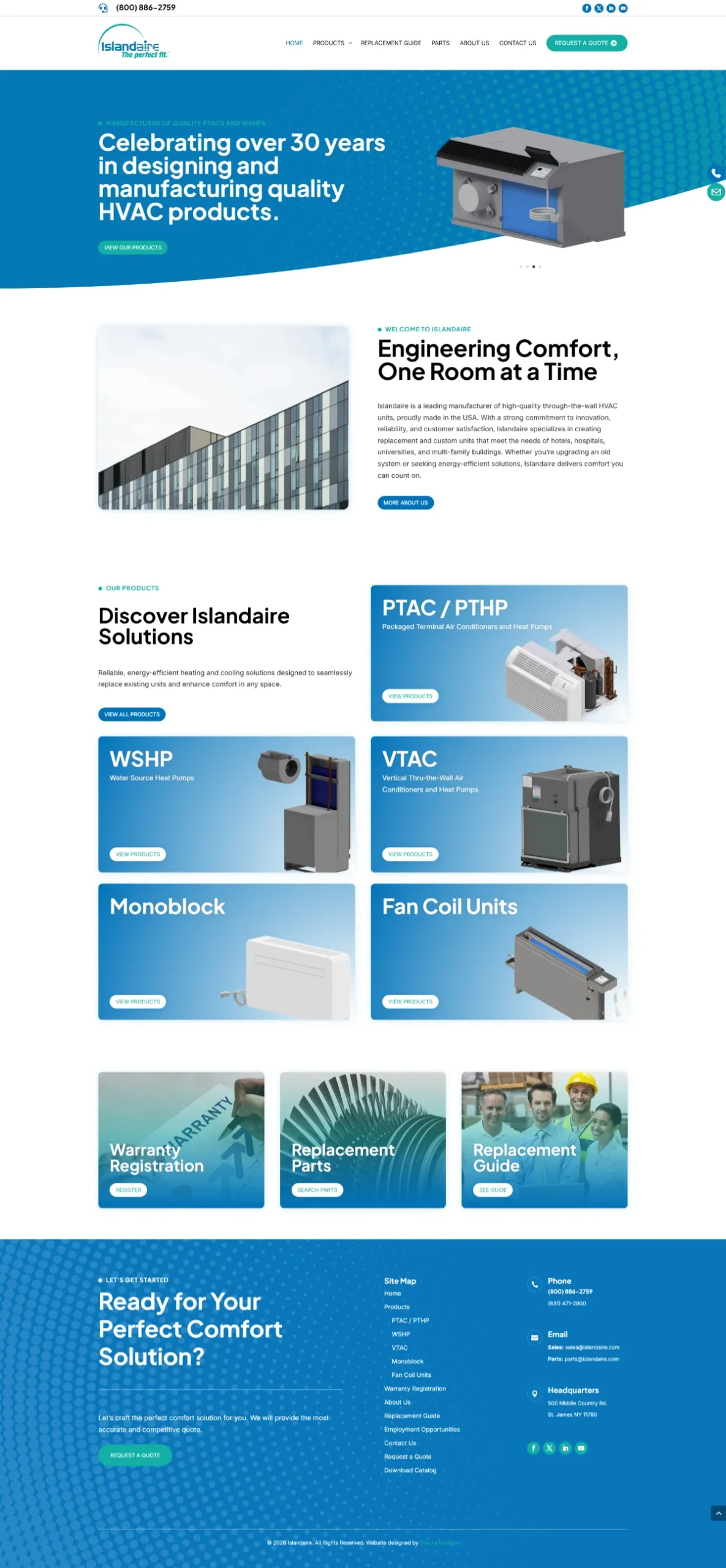 Website Design Islandaire 2